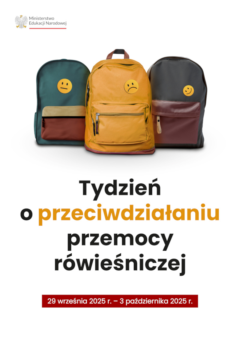 plakat tydzien o przeciwdzialaniu przemocy rowiesniczej