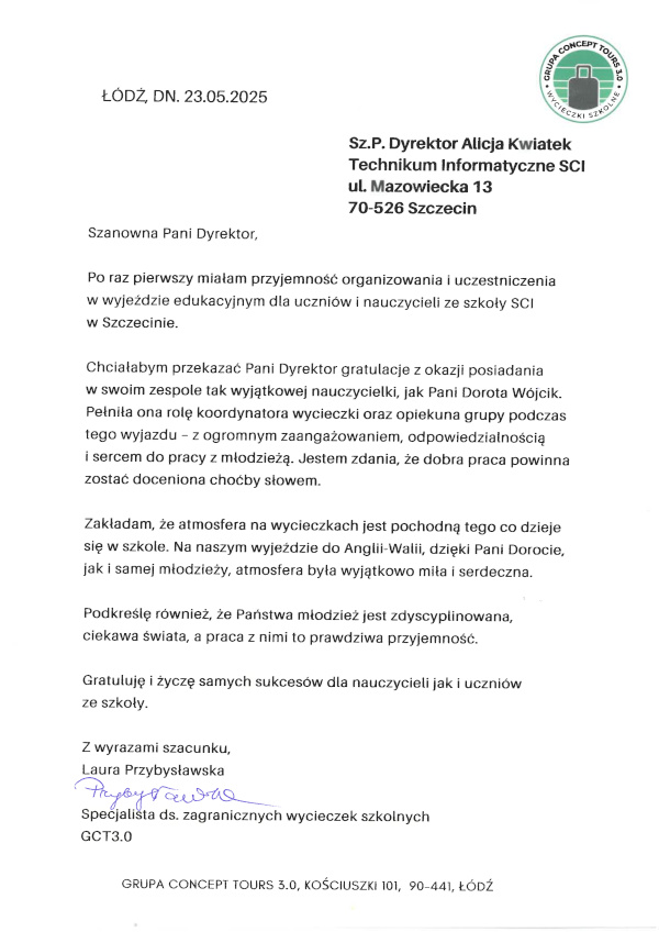 Podziękowanie